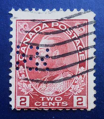 Canada perfins mystery perfin - perfins,