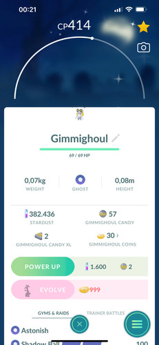 Shiny gimmighoul può - gimmighoul, (può